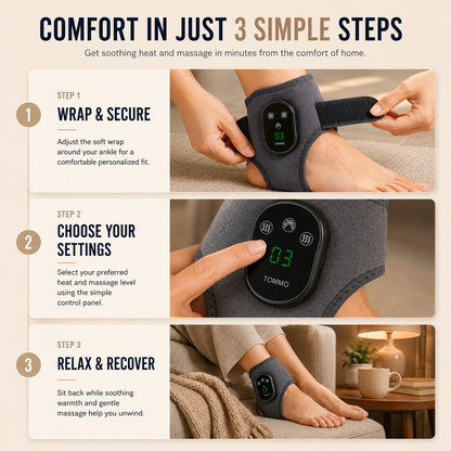 Relivio™ Restore Wrap Advanced Heat & Massage Foot Recovery System