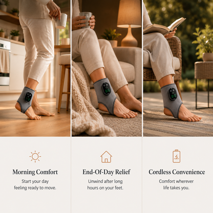 Relivio™ Restore Wrap Advanced Heat & Massage Foot Recovery System